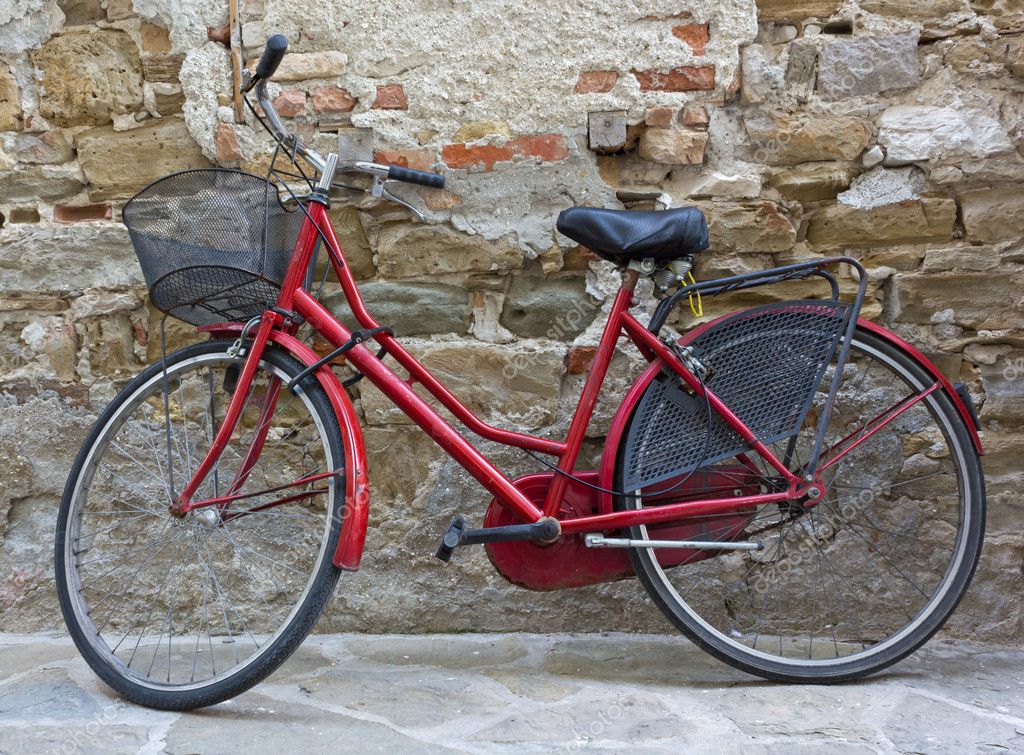 red womens bike