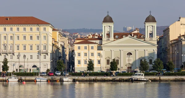 Trieste Waterfront in inverno — Foto Stock