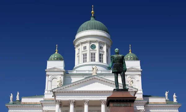Facade of the Helsinki Cathedral — Stock Photo, Image