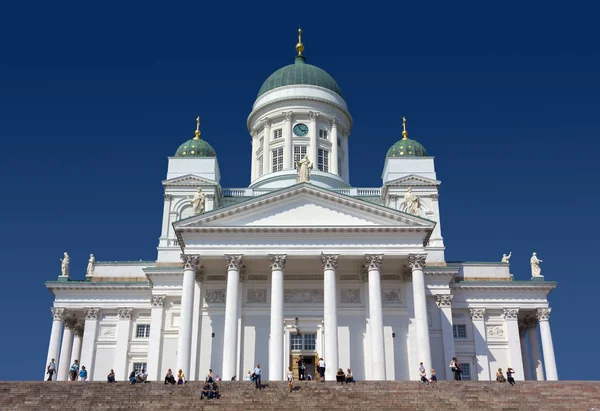 Facciata della Cattedrale di Helsinki — Foto Stock