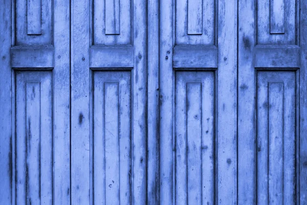Old Blue Wooden Window Shutters — Stock Photo, Image