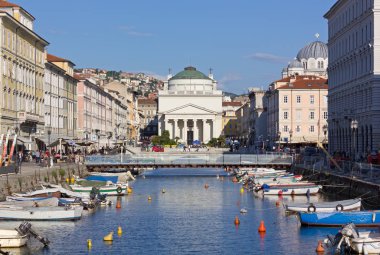 Trieste 'deki Kanal Grande