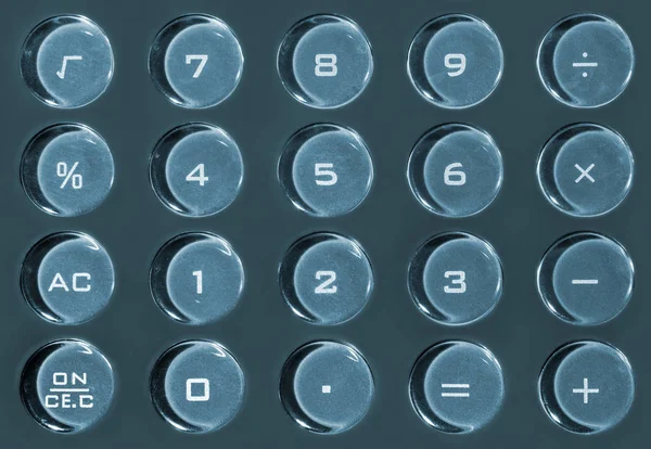 Prosty kalkulator klawiatura — Zdjęcie stockowe