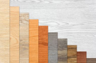 Azalan grafik barlar ahşap dokulu