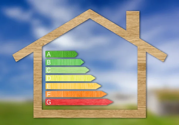 Wood Textured Energy Efficiency Certification Symbols