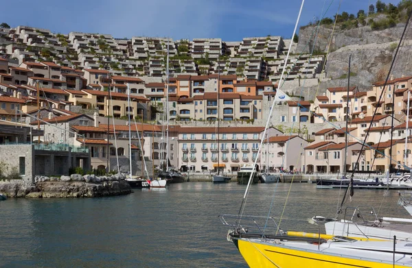 Barche di lusso in Portopiccolo vicino Trieste — Foto Stock