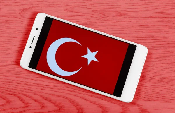 Creative Flaga Turecka — Zdjęcie stockowe