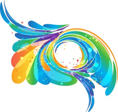 soyut renkli çerçeve arka plan