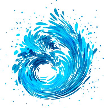 Splash dalga, su akışı