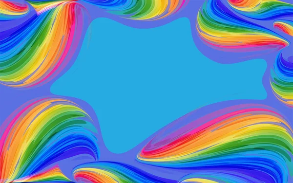 虹の背景 — ストックベクタ