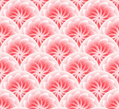 Pembe çiçek deseni