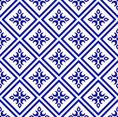 mavi ve beyaz tasarlamak vektör