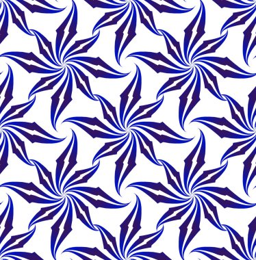 soyut çiçek deseni