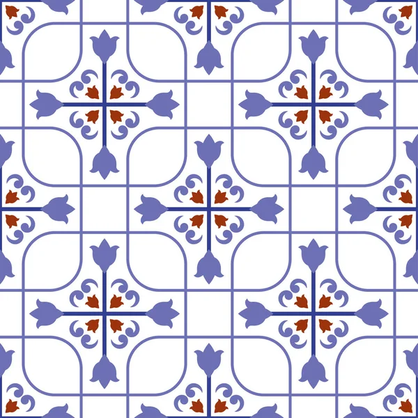 Diseño de azulejos de colores — Vector de stock