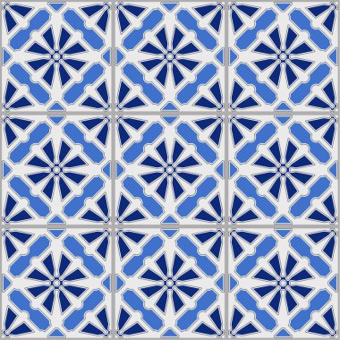 sevimli kiremit desen vektörü