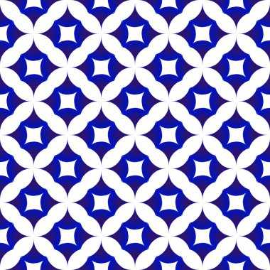 mavi ve beyaz desenli modern tasarım