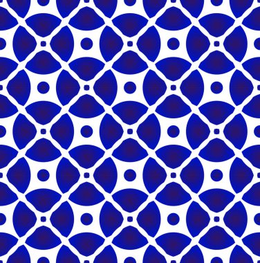 mavi ve beyaz seramik desen