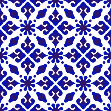 batik mavi desen