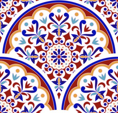 Klasik fayans deseni Türk stili