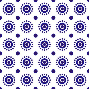 indigo blue pattern