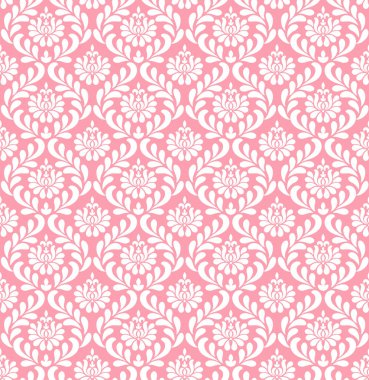 pink damask wallpaper