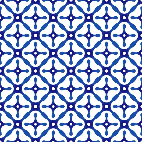 Motif bleu chinois — Image vectorielle