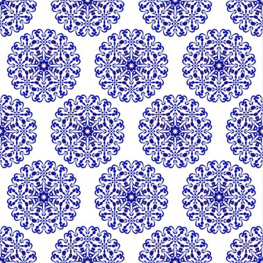 Porselen Çin mavisi desen