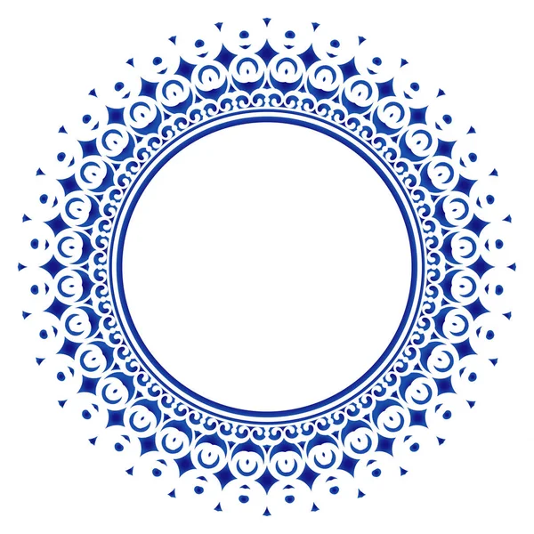 Dekorative runde Rahmen Mandala — Stockvektor