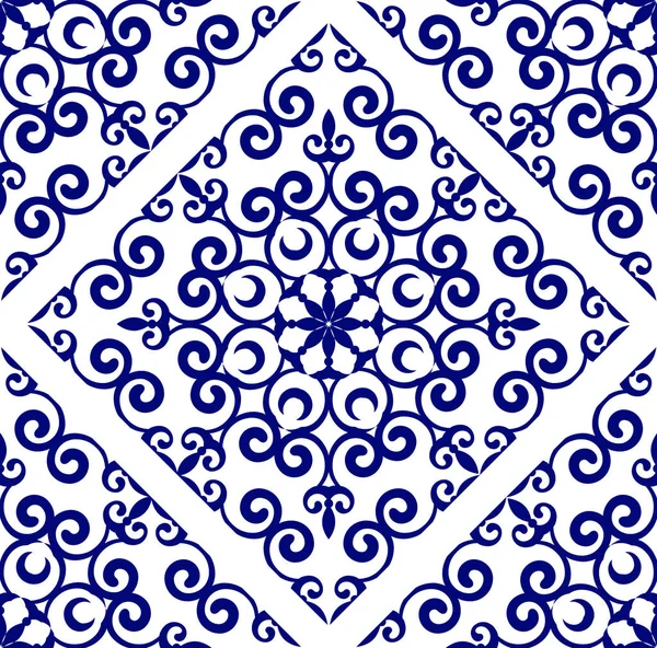 Diseño decorativo de porcelana — Vector de stock