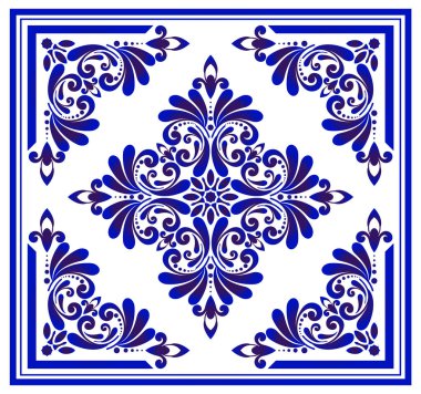 Dekoratif çiçek çerçevesi