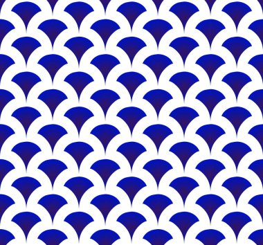 Çin desen mavi ve beyaz