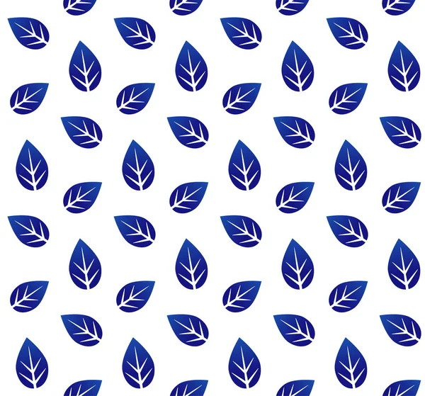 Keramiskt mönster med blad — Stock vektor