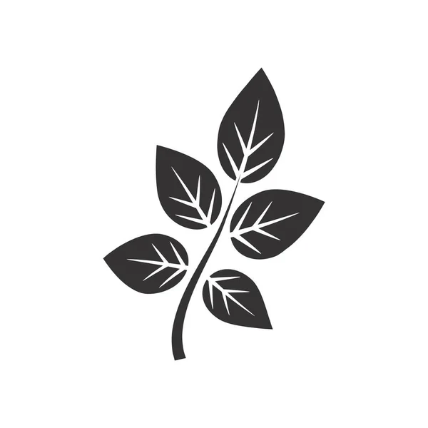 Folhas ícone e símbolo — Vetor de Stock