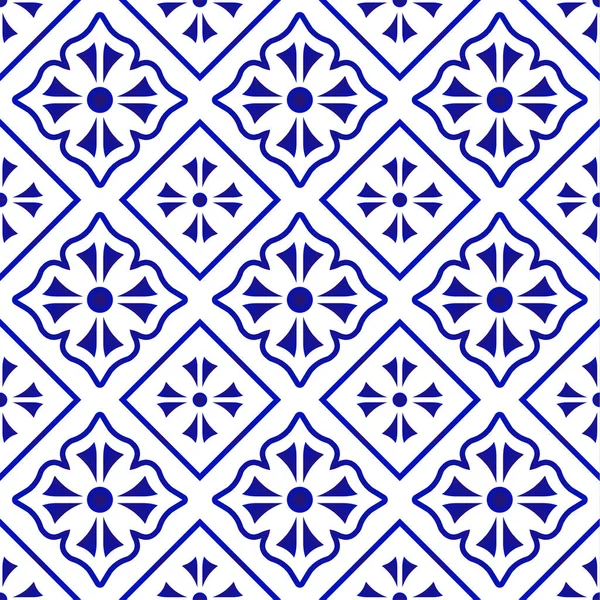 Fondo patrón de azulejo — Vector de stock
