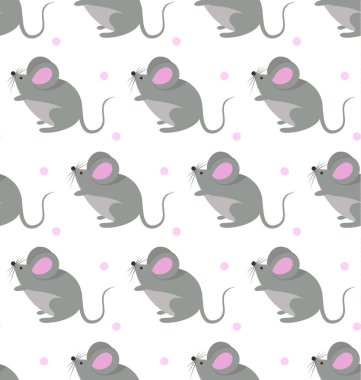 Fare ile sevimli desen