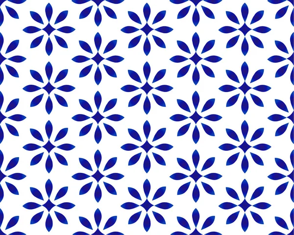 Blütenblaues Muster — Stockvektor