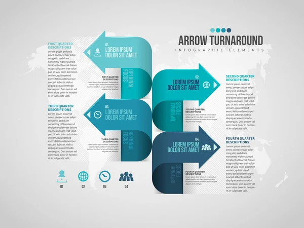 Arrow Döndürme BilgisiName — Stok Vektör