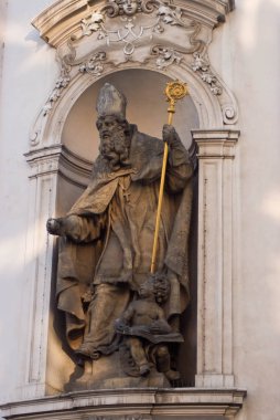 Prague, Çek Cumhuriyeti binanın mimari dekorasyon