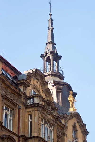 Podrobnosti o pouliční dekorace. Praha, Česká republika. — Stock fotografie
