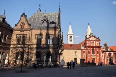 Güzel tarihi binalar. Prague, Çek Cumhuriyeti