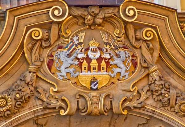 Detalle de la fachada del edificio. Praga, República Checa —  Fotos de Stock