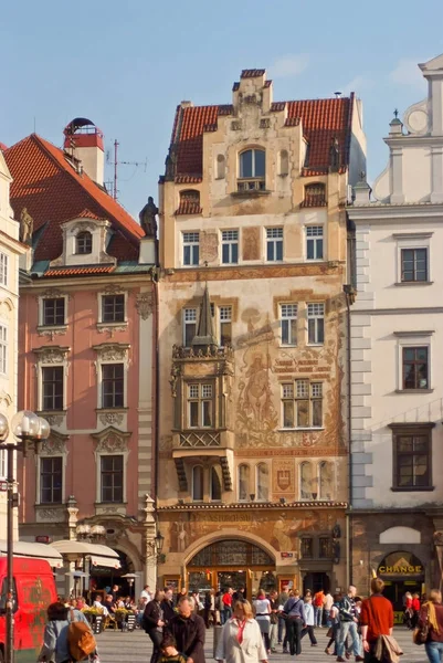 Ciudad Vieja. Paisaje urbano. Praga, República Checa . — Foto de Stock