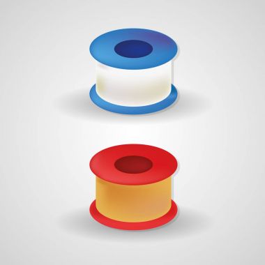 tıbbi sargı ilk yardım bakım izole tıp beyaz arka plan