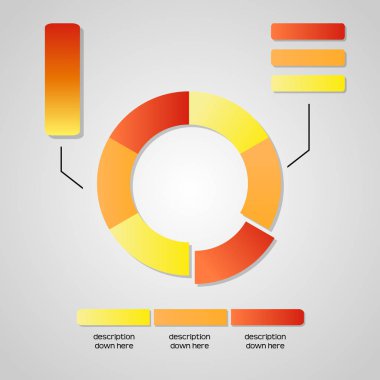 iş grafiği grafik veri diyagramı vektör bilgilerini