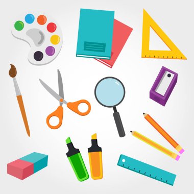 okul malzeme kauçuk kalem kalem defter boya fırçası