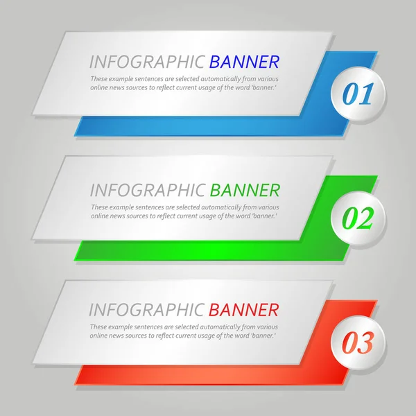 Gráfico Gráfico Finanças Banner Infográfico Negócios — Vetor de Stock
