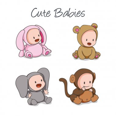 Bebek d. çocuk duş karikatür insanlar çocuk çocuk kız sevimli hayvan 