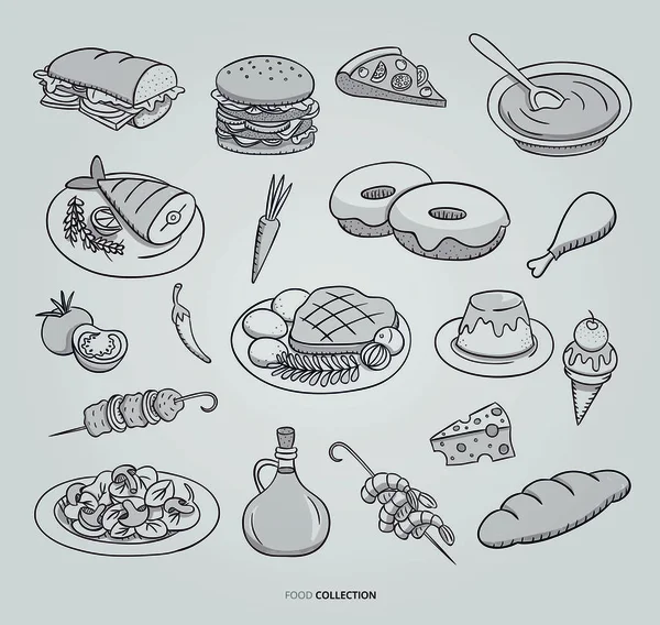 Дизайн Меню Ресторана Иллюстрация — стоковый вектор