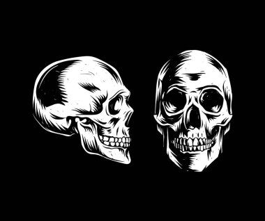 İnsan kafası çizim tasarımı