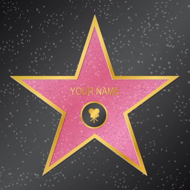 Şöhret yürüyüşü yıldız tasarımı